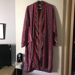 Beautiful SUSTAIN Pure Silk Belted Kimono